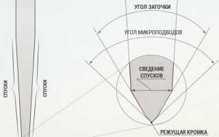 Каким должен быть угол заточки кухонных ножей разных типов и на что влияет этот показатель
