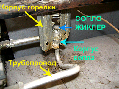 Корпус горелки