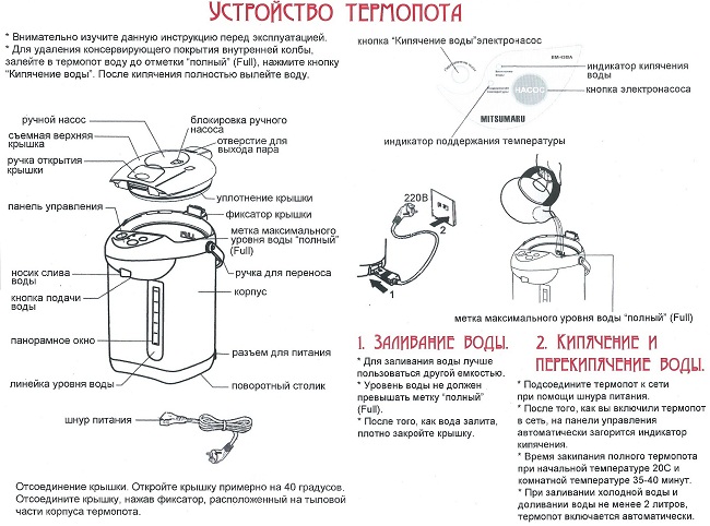 Устройство термопота