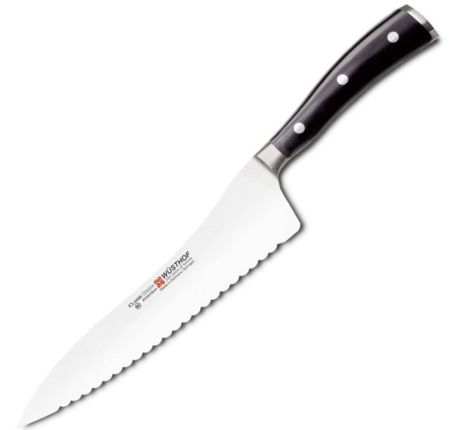 Wuesthof Classic Ikon 4124 с серрейторной заточкой